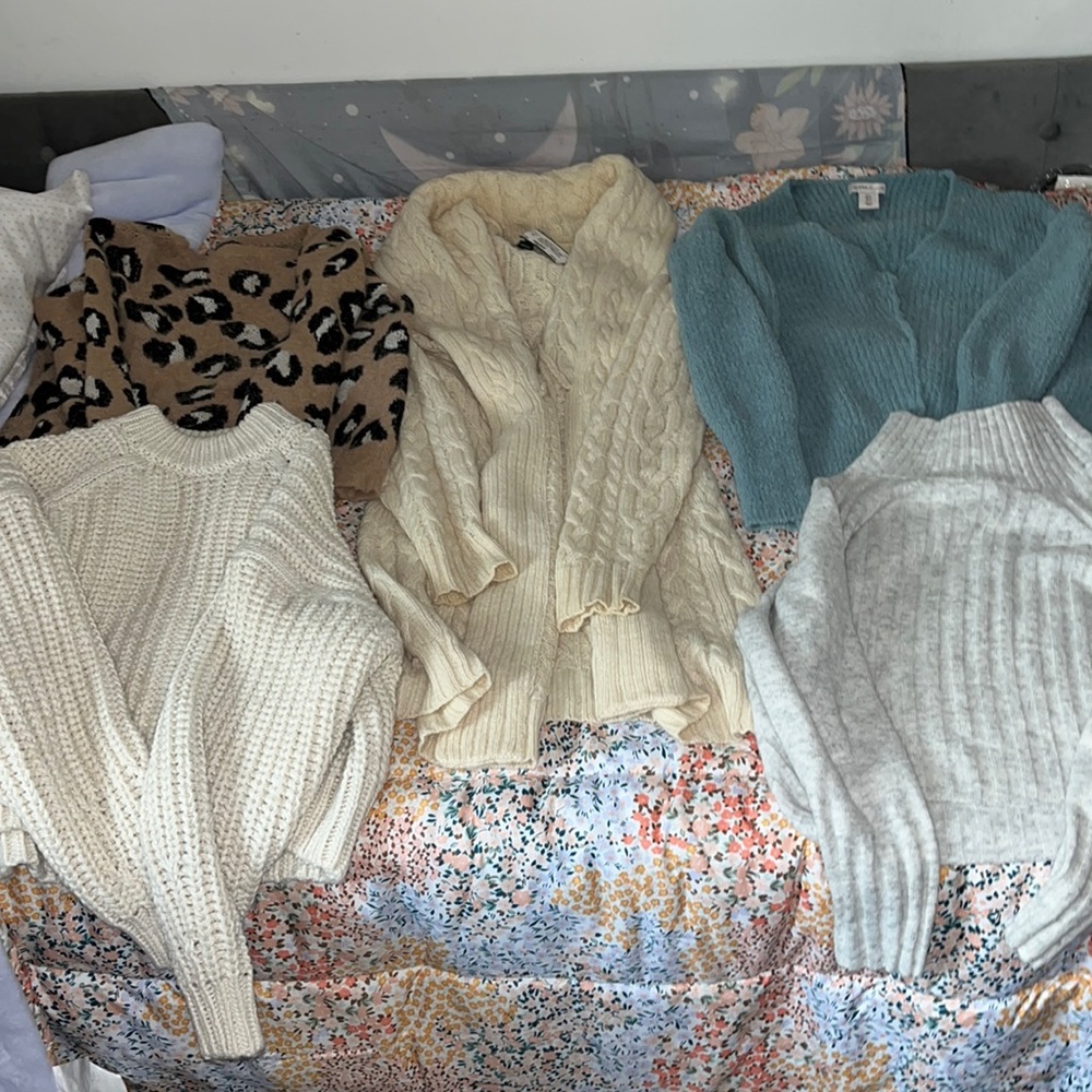 Ralph Lauren, express, H&M and etc sweaters
